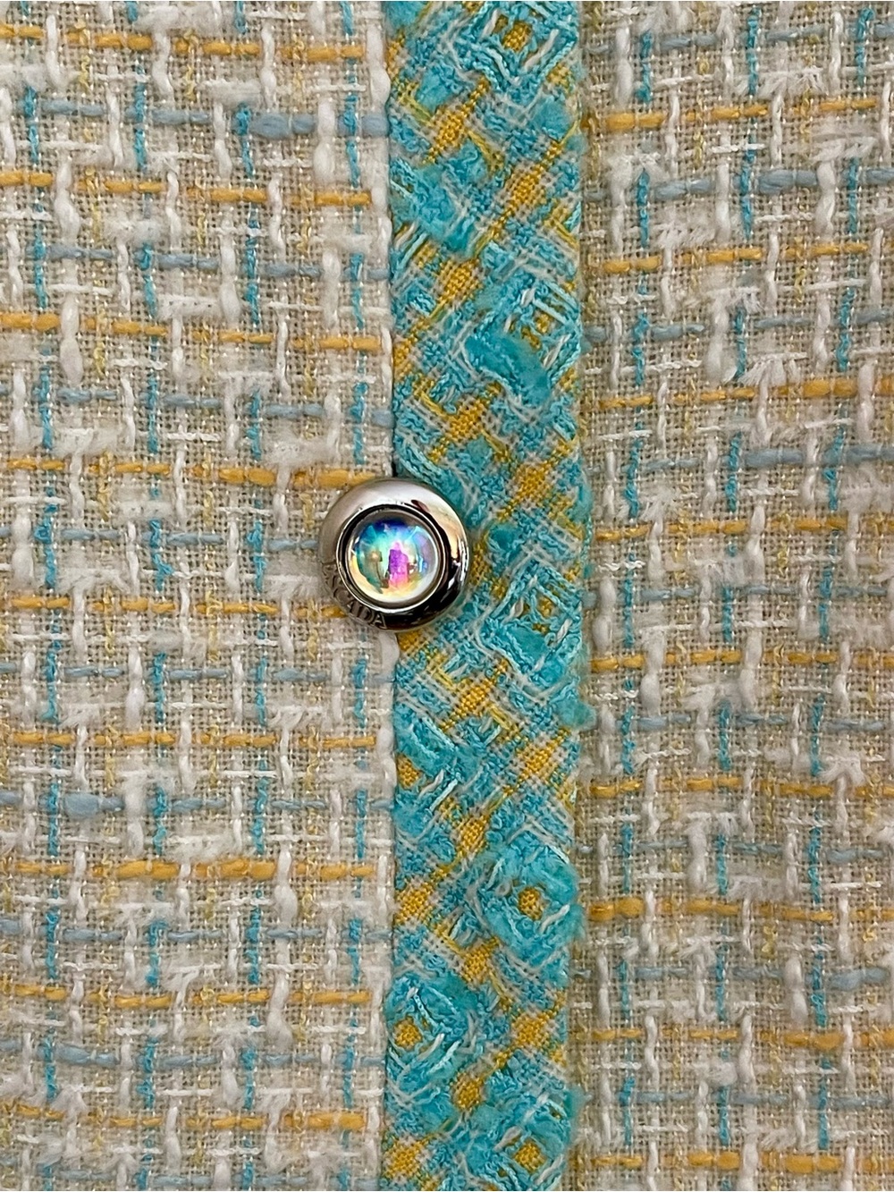 Vintage ESCADA Margaretha Ley Tweed Skirt Suit 38 Made Germany - Picture 5 of 13